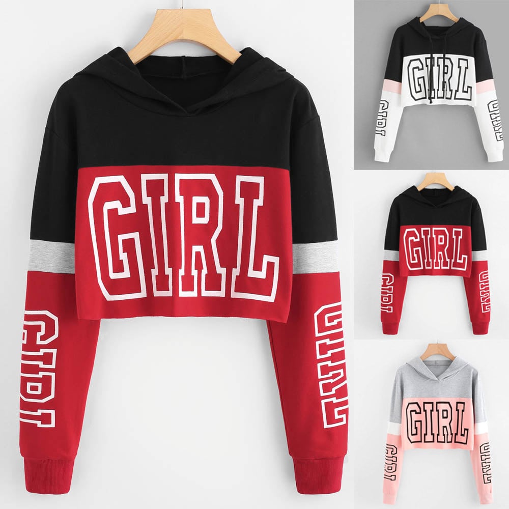 Chic Patchwork Women's Hoodie