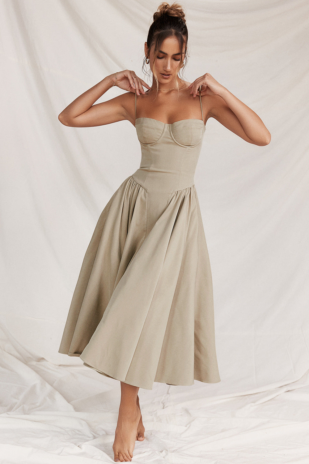 French Floral Maxi Dress