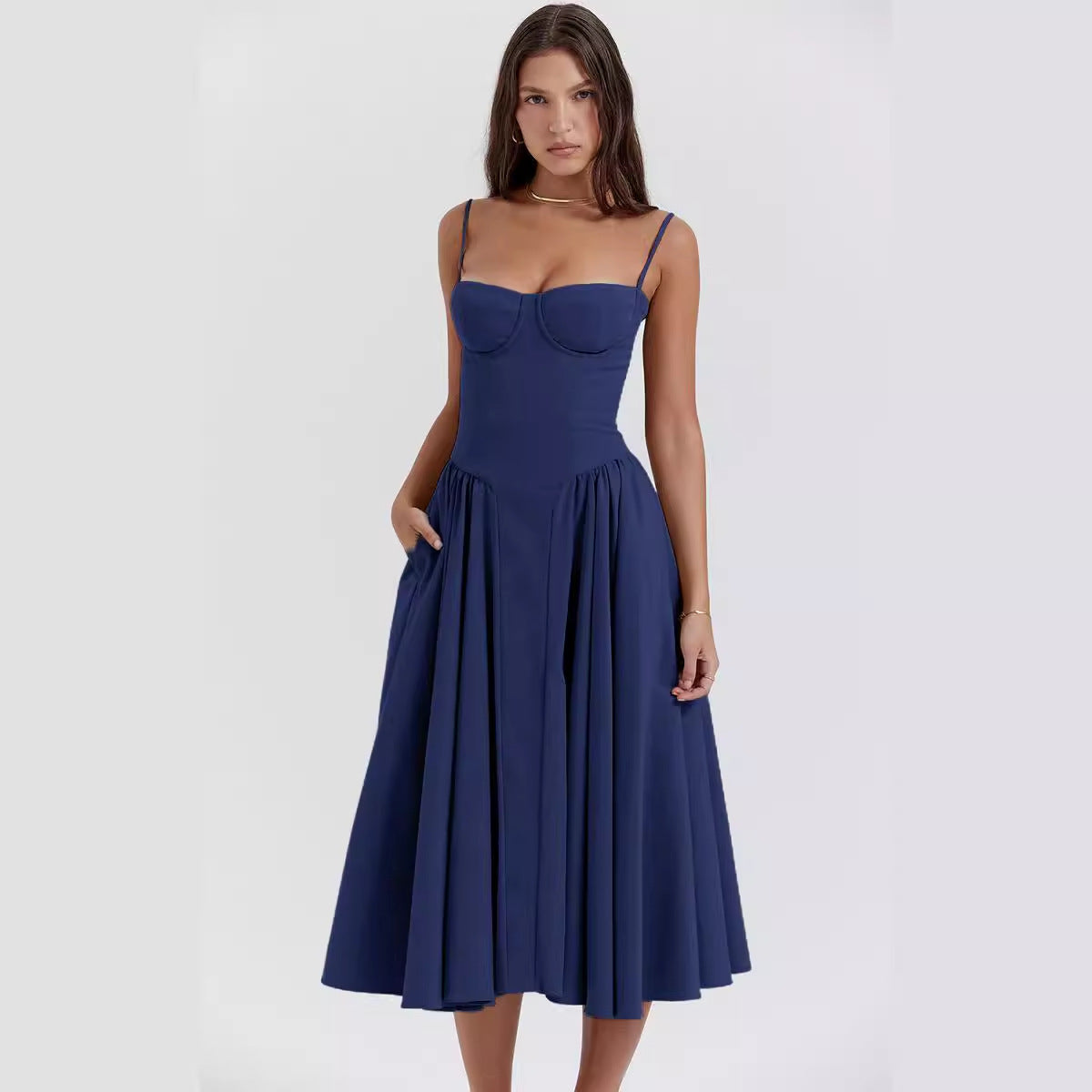 French Floral Maxi Dress