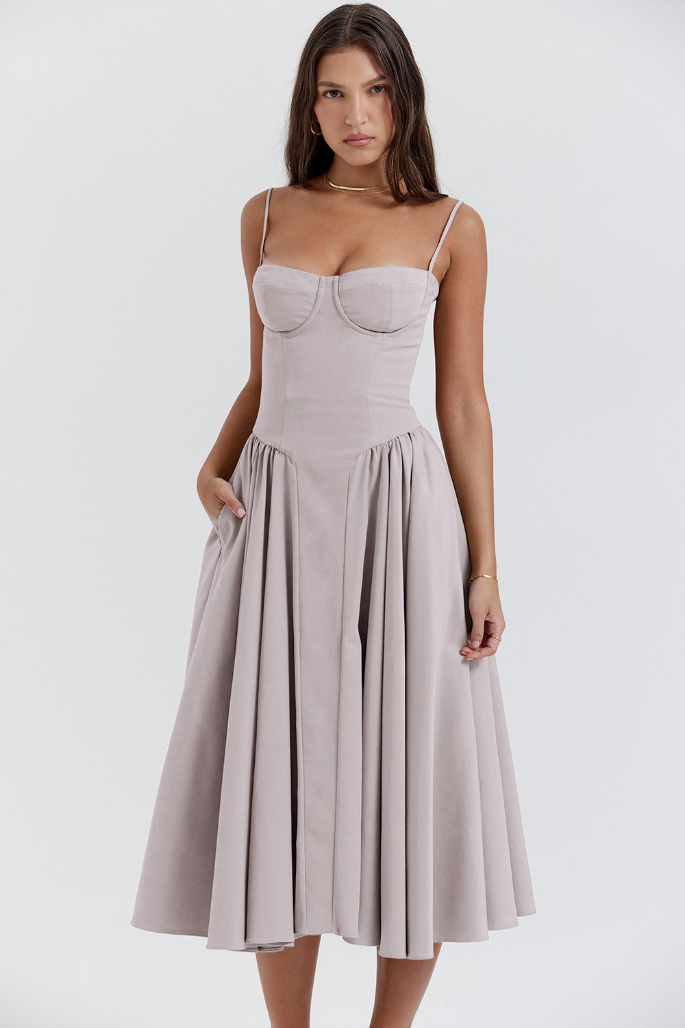 French Floral Maxi Dress