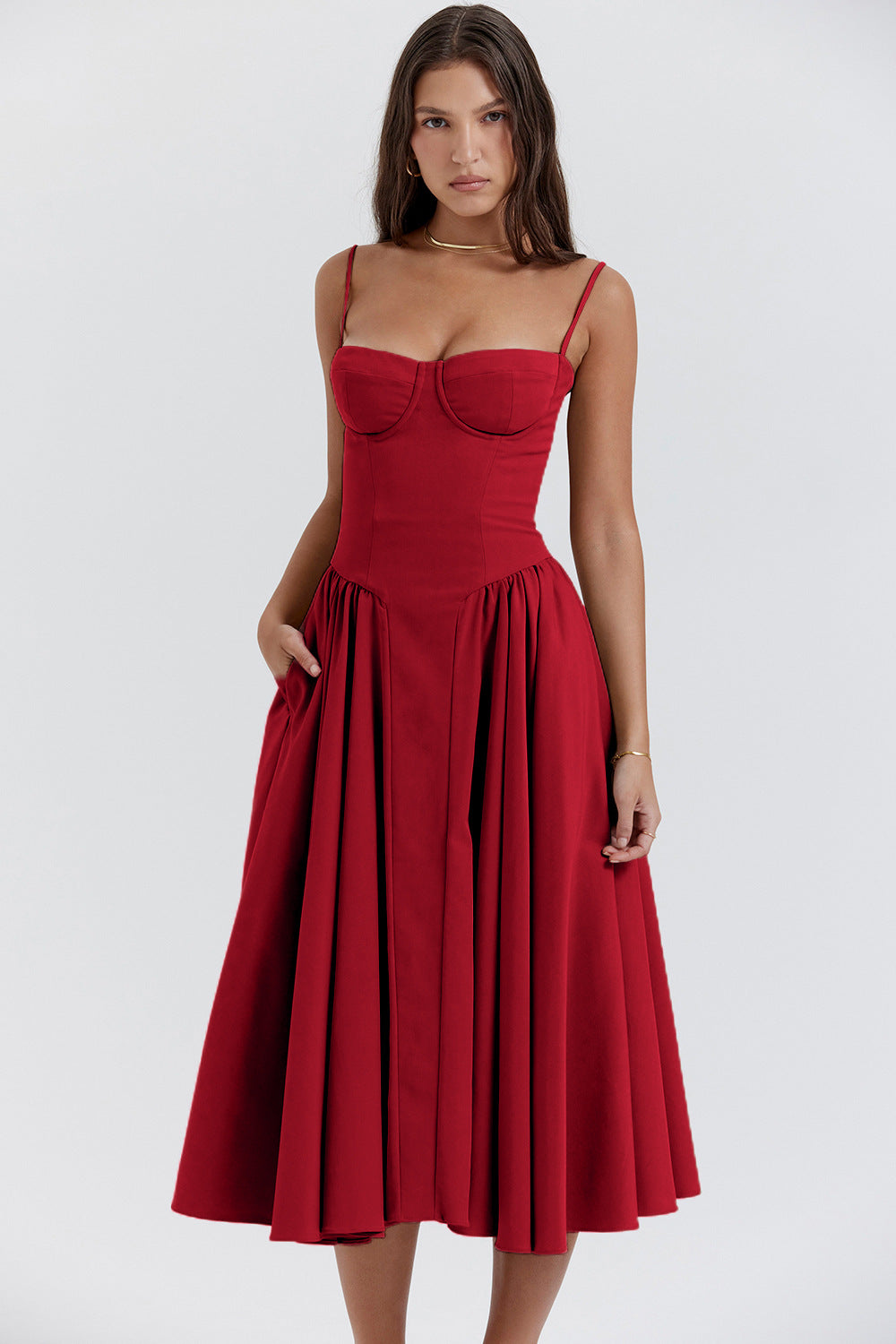 French Floral Maxi Dress