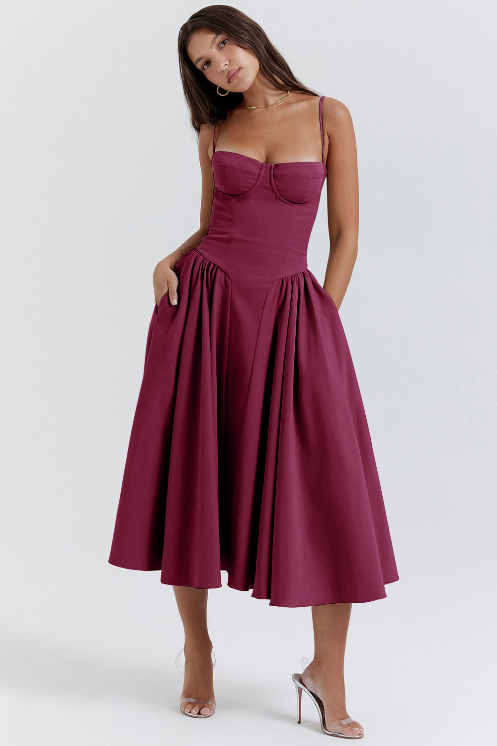 French Floral Maxi Dress